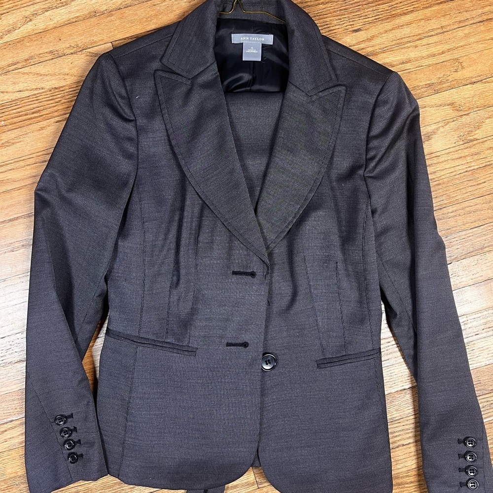 Ann Taylor Charcoal Women's Blazer